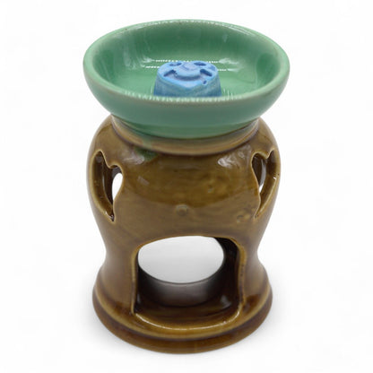Classic Rustic Oil Burner - Heart Cut - out (assorted) Classic Rustic Oil Burners - Bath Indulgence