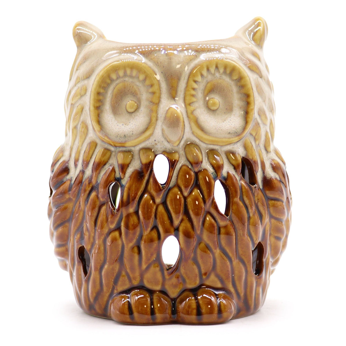 Classic Rustic Oil Burner - Owl (assorted) Classic Rustic Oil Burners - Bath Indulgence