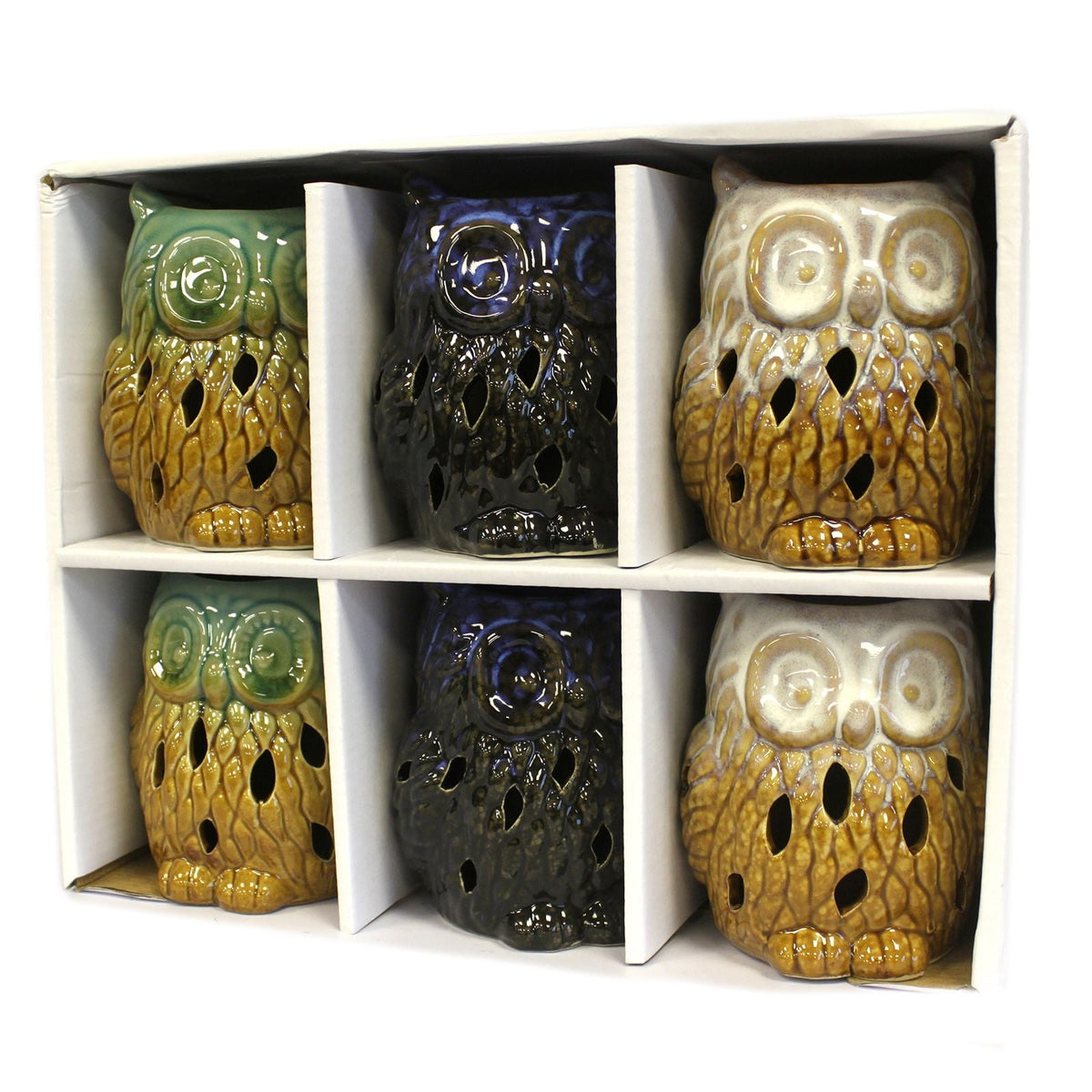 Classic Rustic Oil Burner - Owl (assorted) Classic Rustic Oil Burners - Bath Indulgence