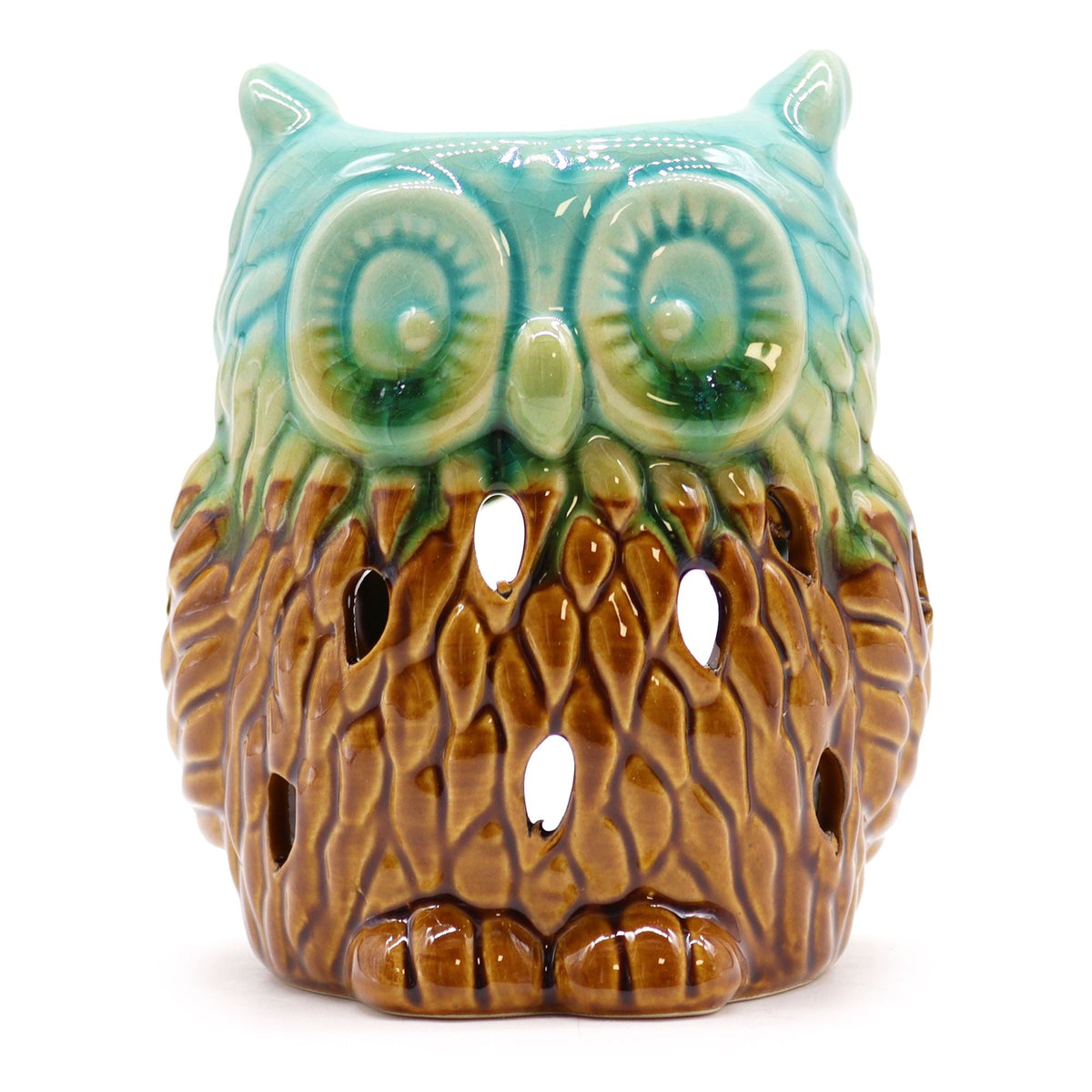 Classic Rustic Oil Burner - Owl (assorted) Classic Rustic Oil Burners - Bath Indulgence