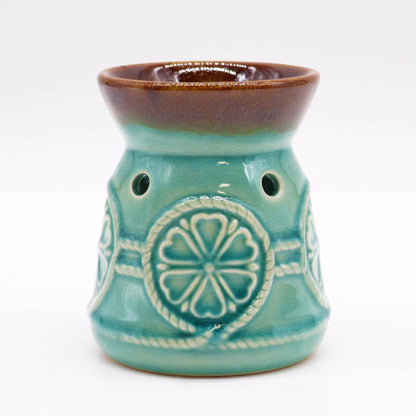 Classic Spa Burner - Turquoise Cool Designs Oil Burners - Bath Indulgence