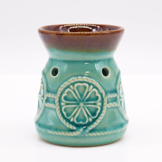Classic Spa Burner - Turquoise Cool Designs Oil Burners - Bath Indulgence