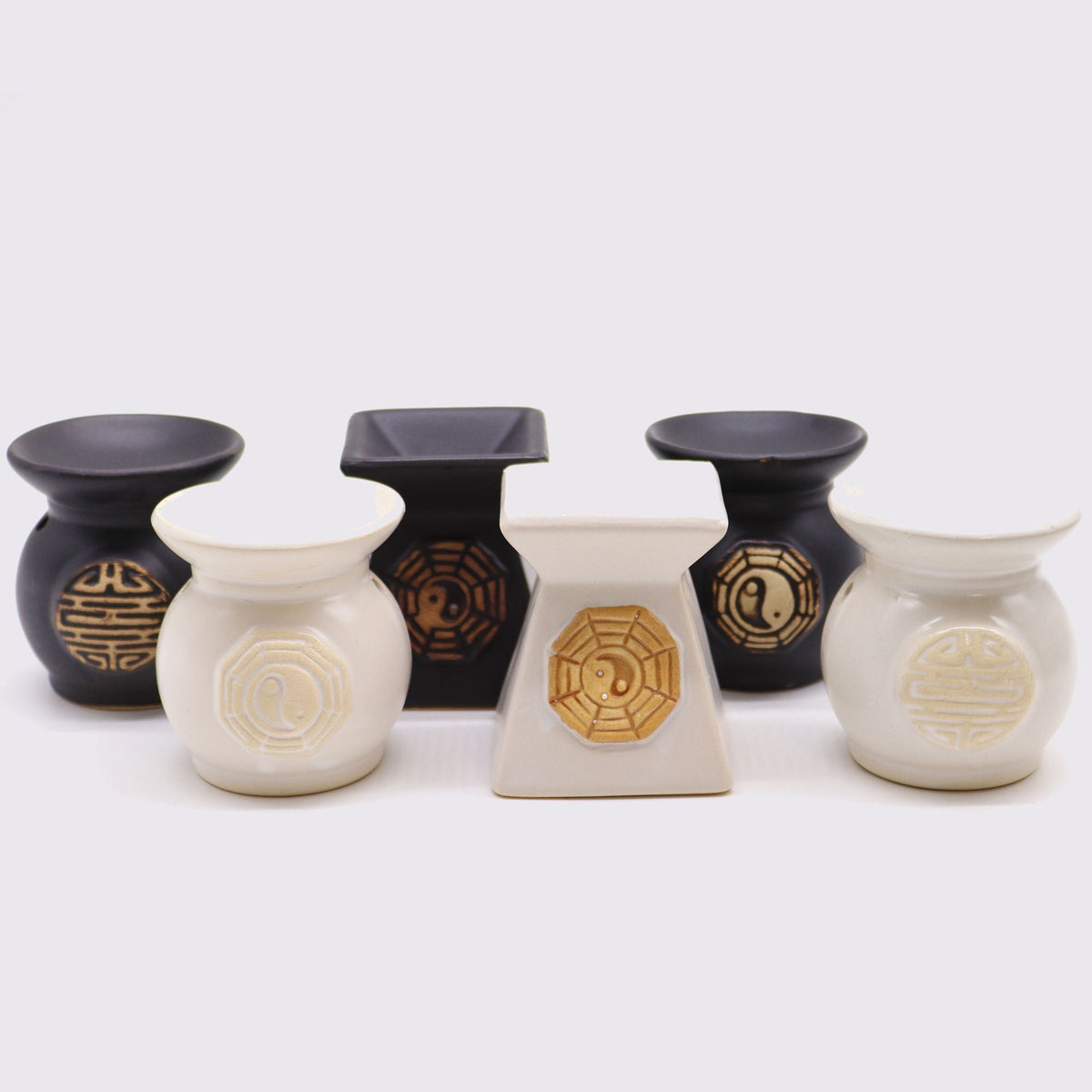 ClassicYin Yang Oil Burners (aast) Classic Rustic Oil Burners - Bath Indulgence