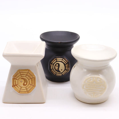 ClassicYin Yang Oil Burners (aast) Classic Rustic Oil Burners - Bath Indulgence