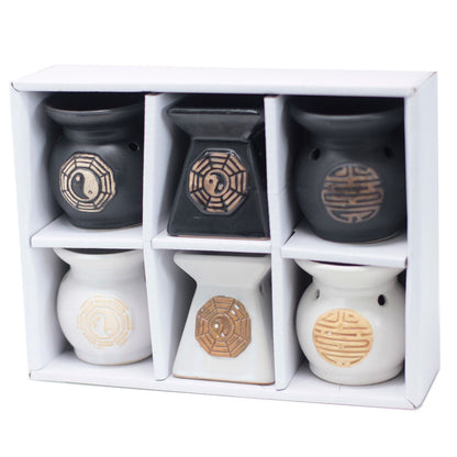 ClassicYin Yang Oil Burners (aast) Classic Rustic Oil Burners - Bath Indulgence