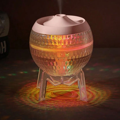 Clear Humidifer Mondo Planet - USB - Colour Change (down light) Aroma Diffusers - Bath Indulgence