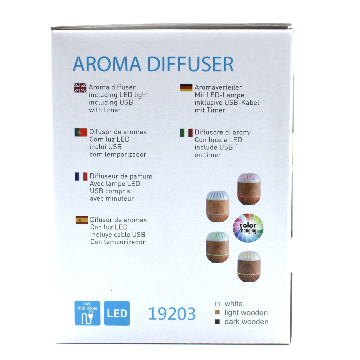 Copenhagen Atomiser - USB - Colour Change - Timer Aroma Diffusers - Bath Indulgence