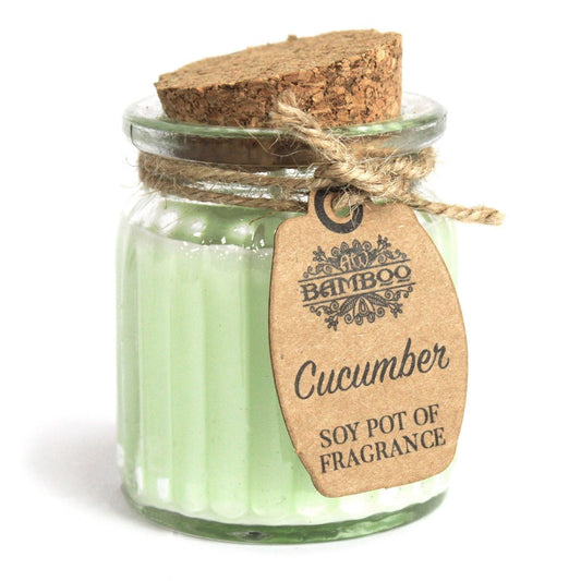 Cucumber Soy Pot of Fragrance Candles Soy Pot of Fragrance Candle - Bath Indulgence