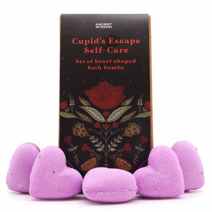 Cupids Escape Self Care Bath Heart Gift Set - Bath Indulgence
