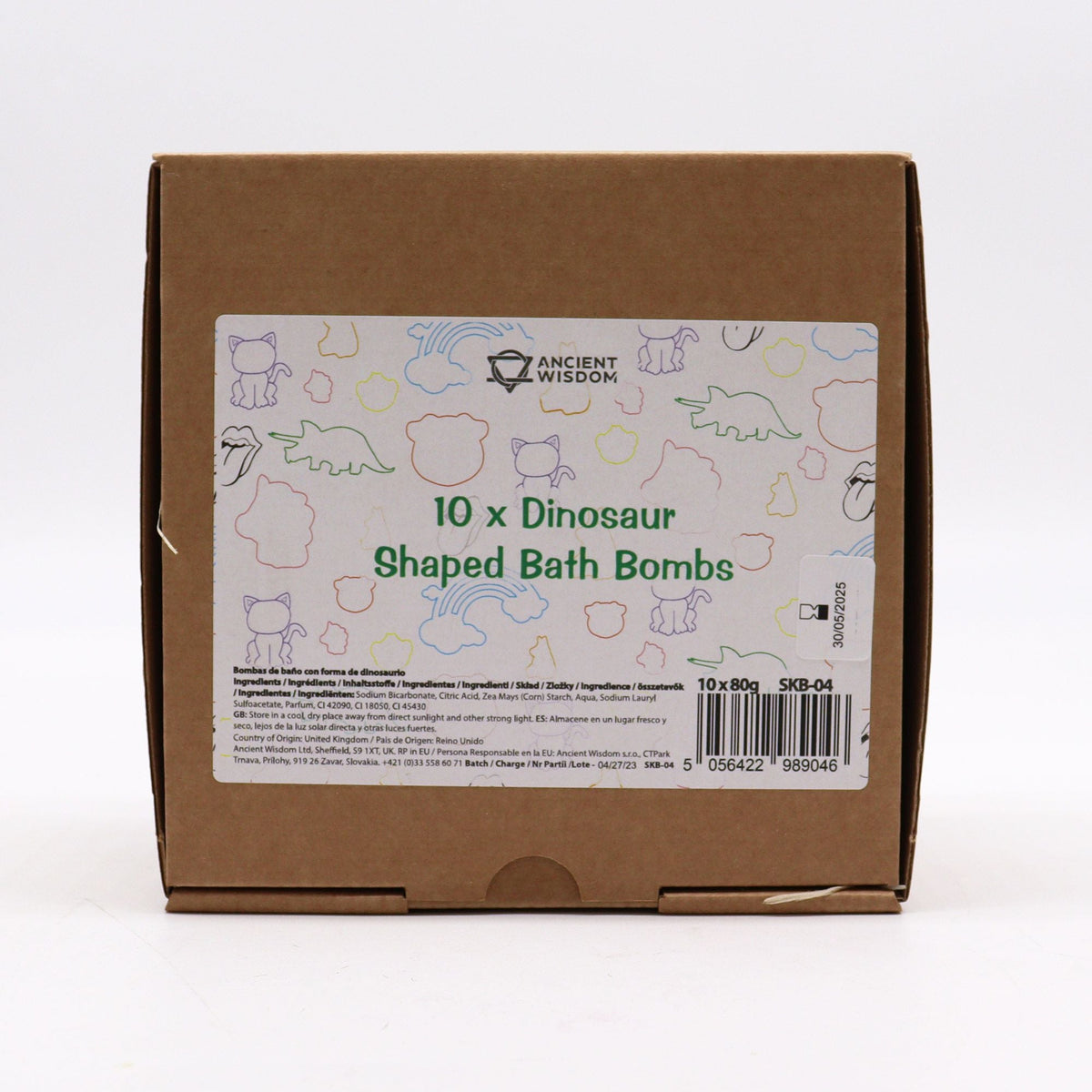 Dinosaur Bathbomb 80g Shaped Bath Bombs for Kids - Bath Indulgence