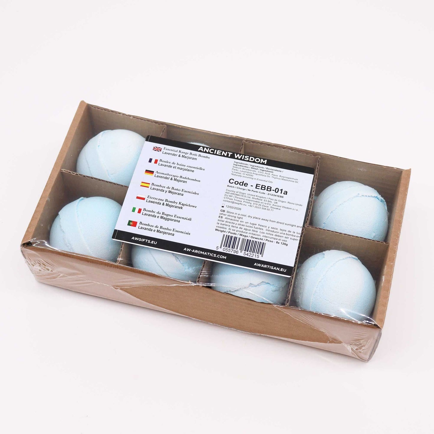 Essential Oil Bath Bomb - Lavender & Marjoram Essential Oils Bath Bombs - Bath Indulgence