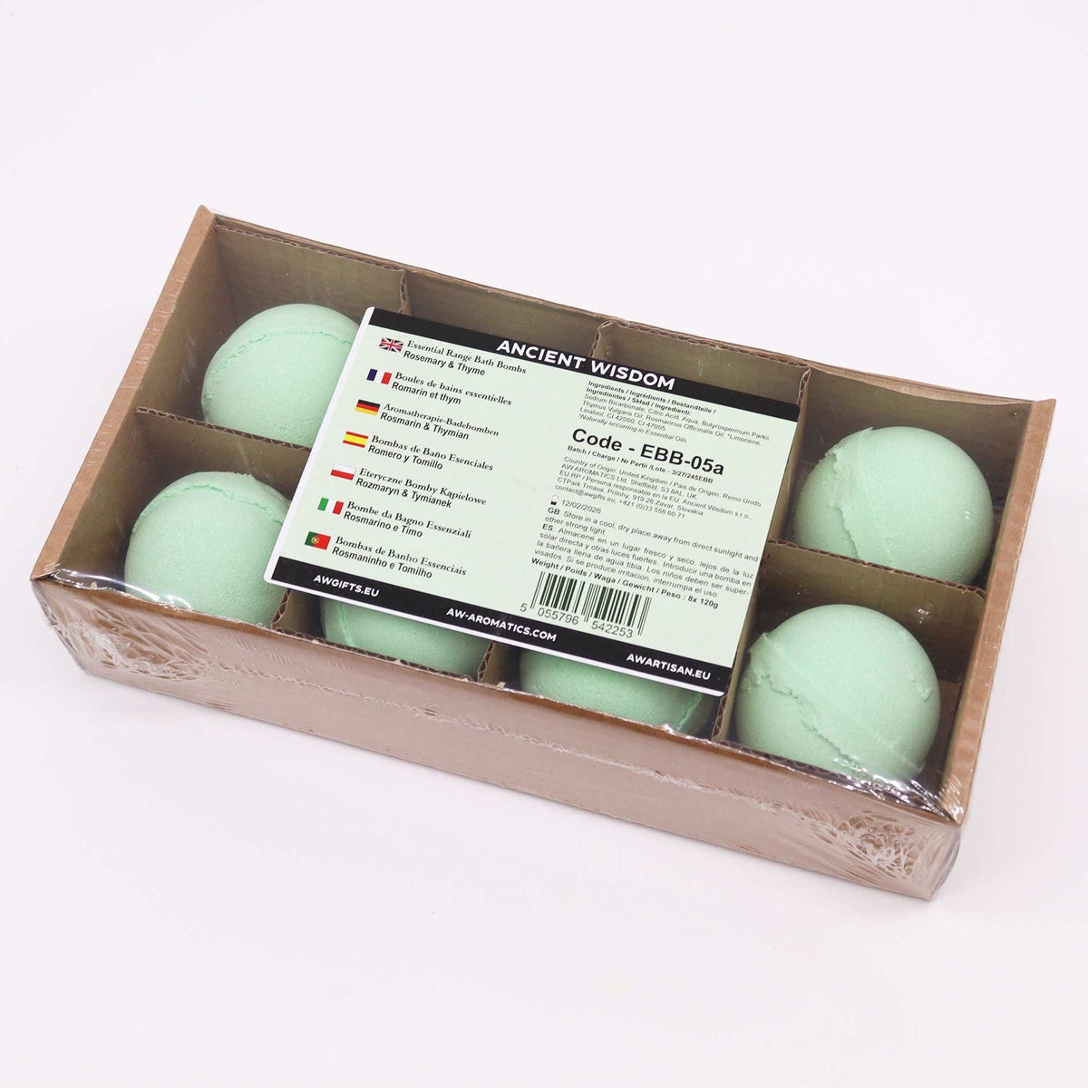 Essential Oil Bath Bomb - Rosemary & Thyme Essential Oils Bath Bombs - Bath Indulgence