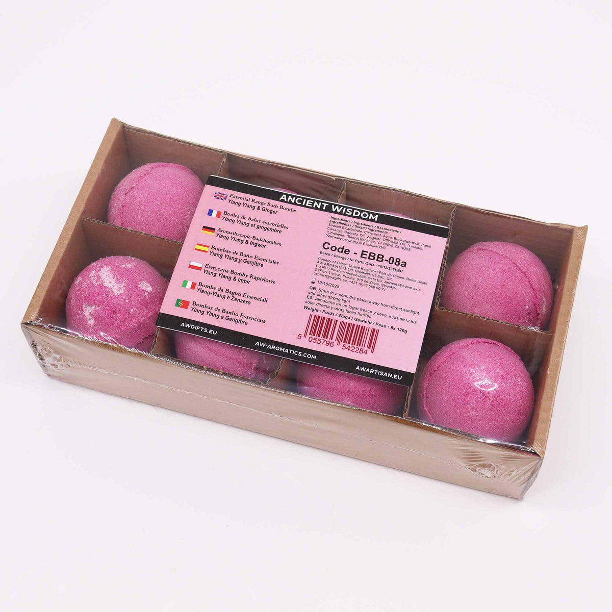 Essential Oil Bath Bomb - Ylang Ylang & Ginger Essential Oils Bath Bombs - Bath Indulgence