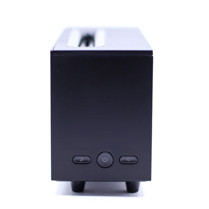 Flame Effect Aroma Diffuser with Birdsound - Black USB - Colour Change Aroma Diffusers - Bath Indulgence