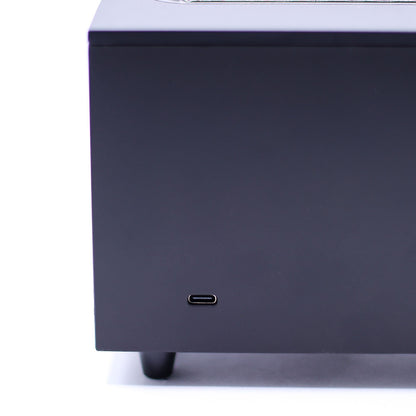Flame Effect Aroma Diffuser with Birdsound - Black USB - Colour Change Aroma Diffusers - Bath Indulgence