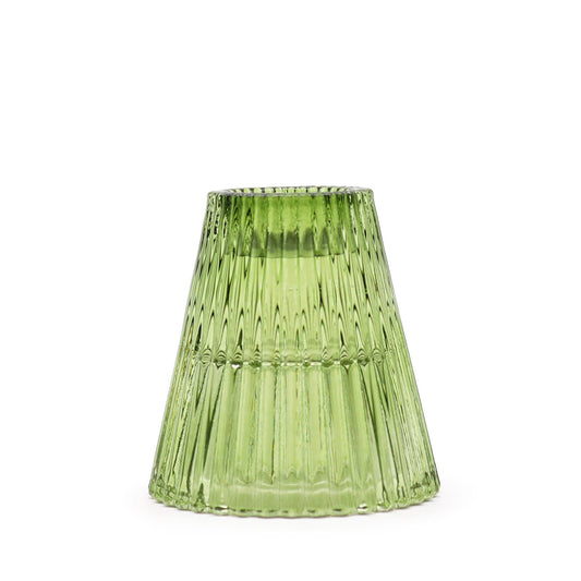 Flip Dinner Candle / Tealight Holder - Garden Jade Glass Candle Holders & Jars - Bath Indulgence
