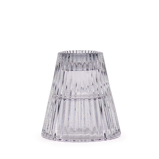 Flip Dinner Candle / Tealight Holder - Midnight Grey Glass Candle Holders & Jars - Bath Indulgence