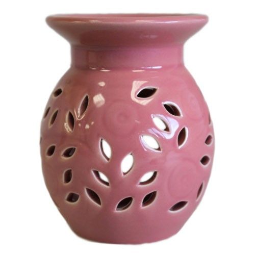 Floral Oil Burner - Rose Various Shaped Ceramic Oil Burners - Bath Indulgence