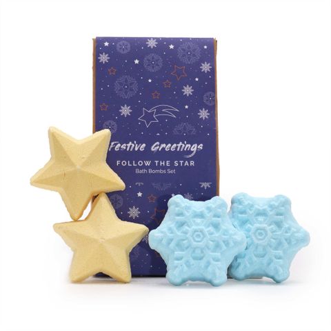 Follow the Star Christmas Bath Bomb Gift Pack - Bath Indulgence