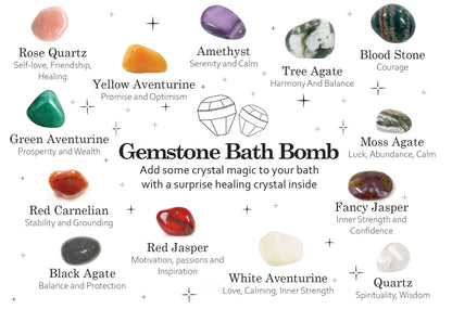 Gemstone Bath Bomb - Very Berry Gemstone Bath Bomb - Bath Indulgence