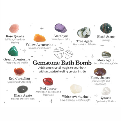 Gemstone Bath Bomb - Very Berry Gemstone Bath Bomb - Bath Indulgence