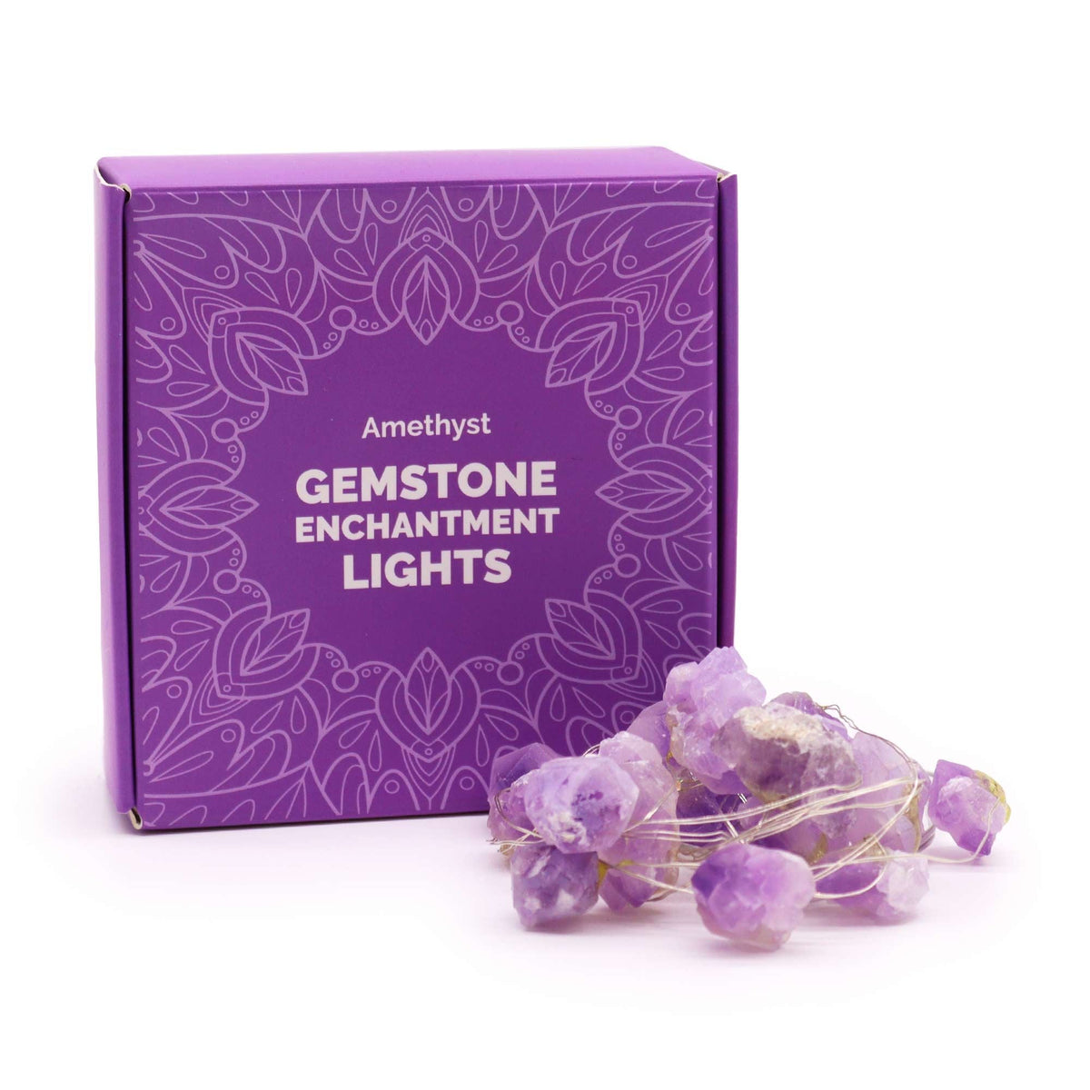 Gemstone Enchantment Lights - Amethyst Gemstone Enchantment Lights - Bath Indulgence