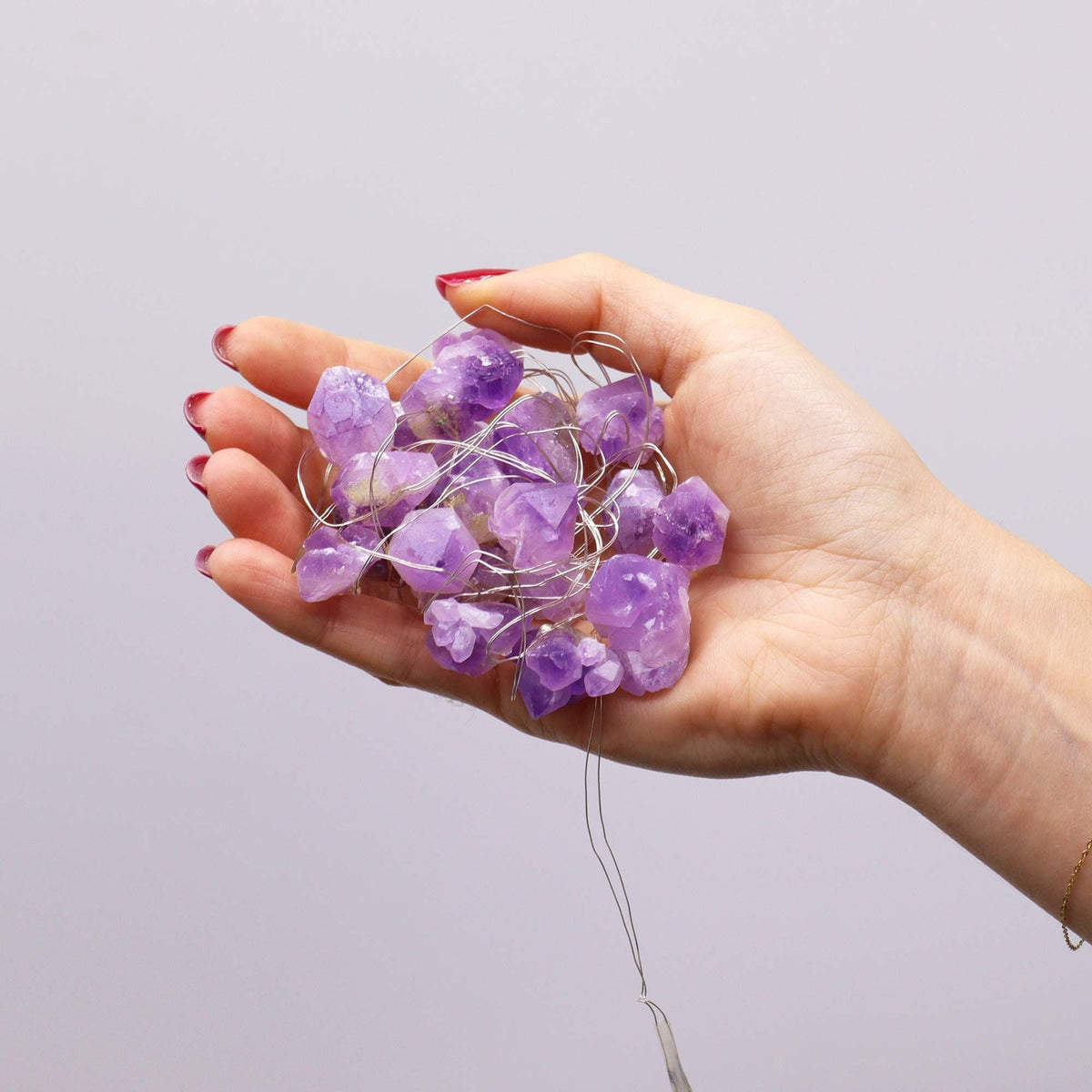 Gemstone Enchantment Lights - Amethyst Gemstone Enchantment Lights - Bath Indulgence