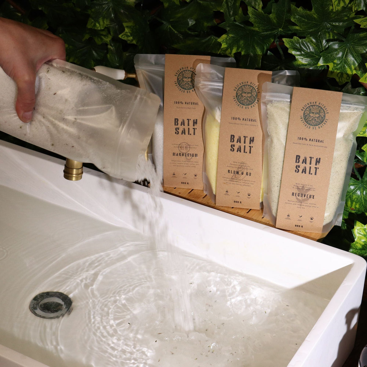 Greenman Rituals Lavender Aromatherapy Epsom Bath Salt – Sleep Good Greenman Rituals Bath Salts - Bath Indulgence