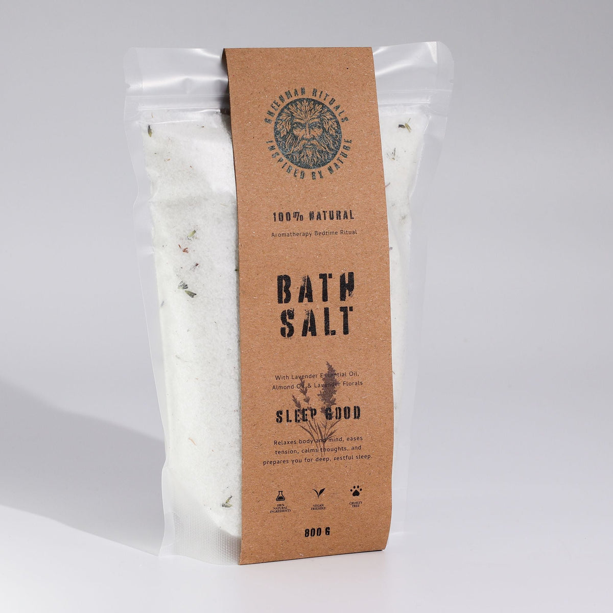Greenman Rituals Lavender Aromatherapy Epsom Bath Salt – Sleep Good Greenman Rituals Bath Salts - Bath Indulgence