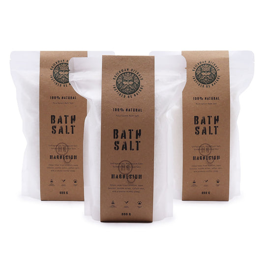Greenman Rituals Magnesium Epsom Bath Salt – Pure Formula Greenman Rituals Bath Salts - Bath Indulgence