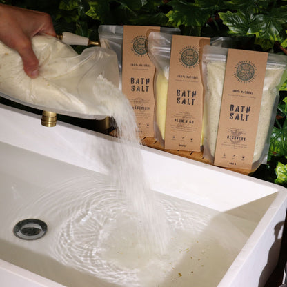 Greenman Rituals Oat & Honey Epsom Bath Salt – Spa Relax Blend Greenman Rituals Bath Salts - Bath Indulgence