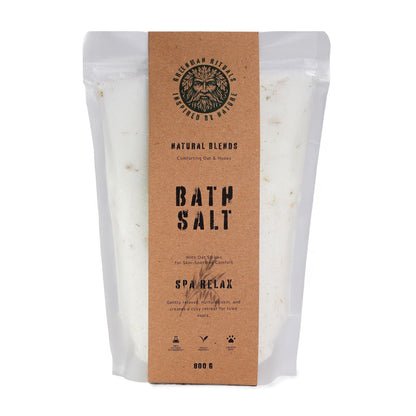 Greenman Rituals Oat & Honey Epsom Bath Salt – Spa Relax Blend Greenman Rituals Bath Salts - Bath Indulgence