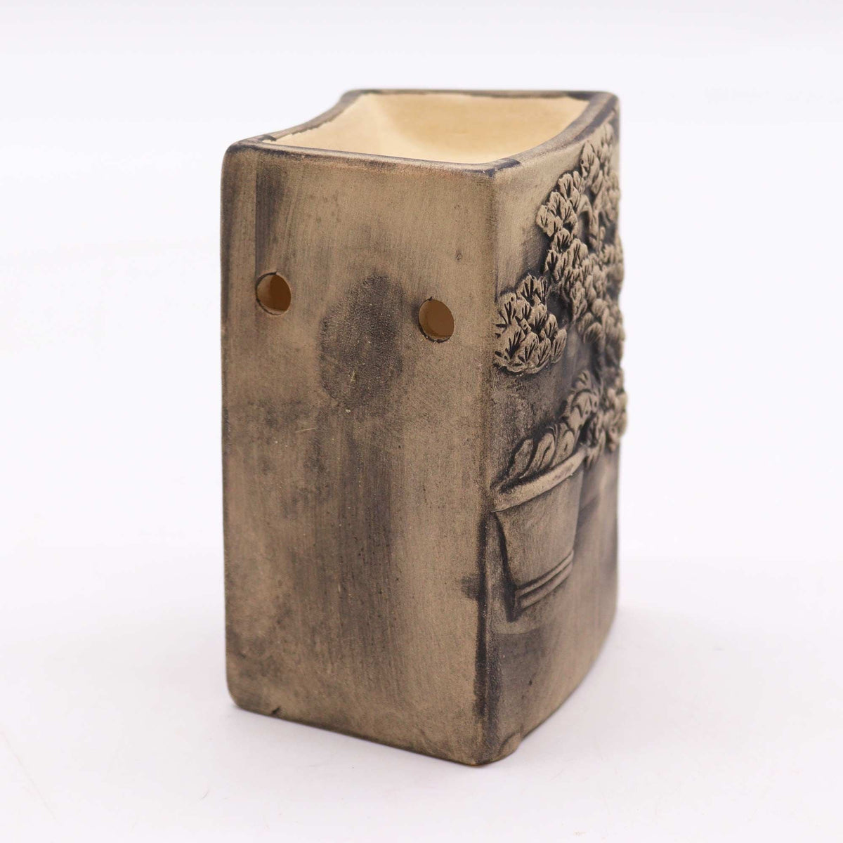Hand Painted Bonsai Burner - Slate Cool Designs Oil Burners - Bath Indulgence