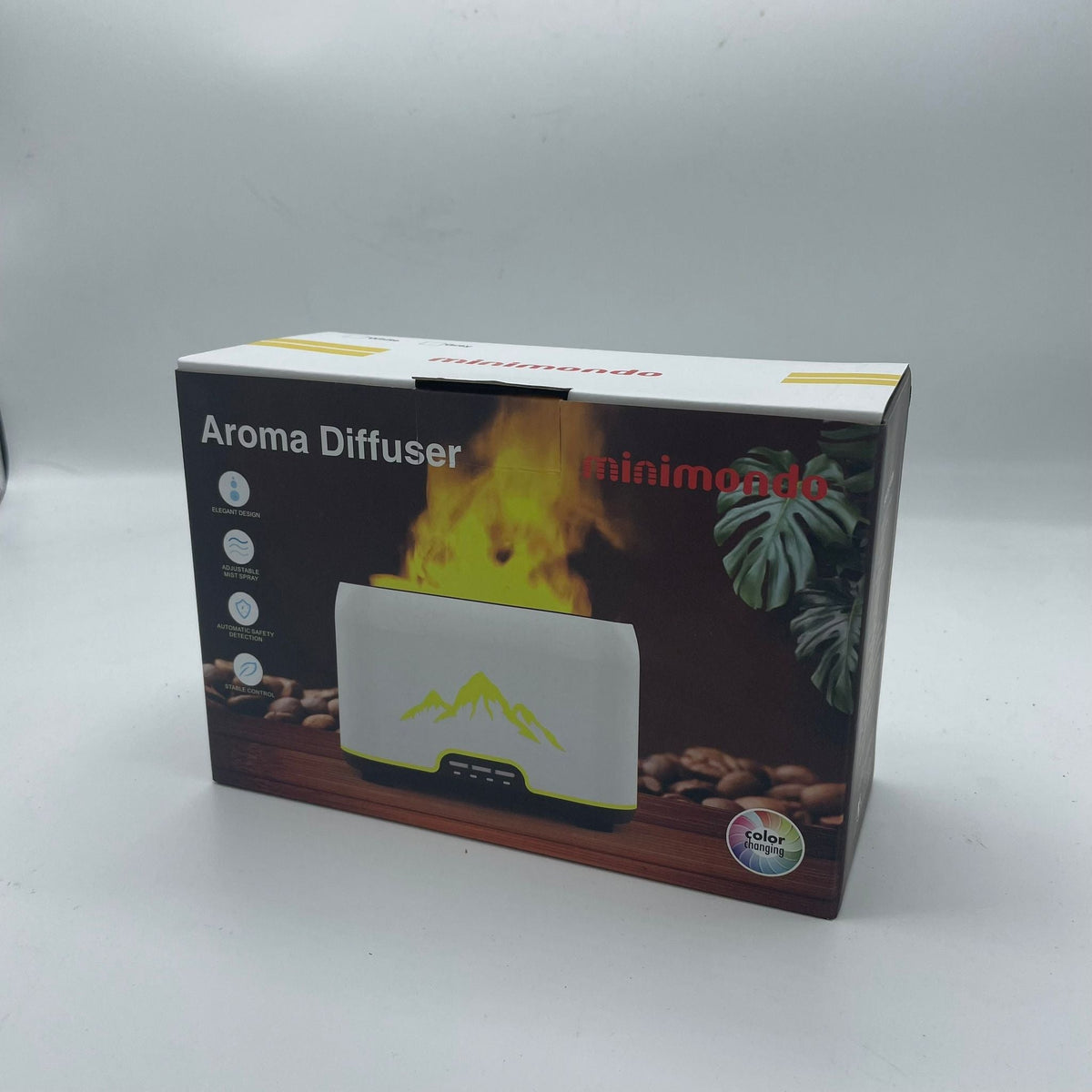 Himalayas Aroma Diffuser - USB - C - Remote control - Flame Effect Aroma Diffusers - Bath Indulgence