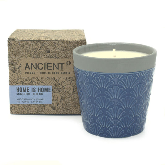 Home is Home Candle Pots - Blue Day Home is Home Soy Candle Pots - Bath Indulgence