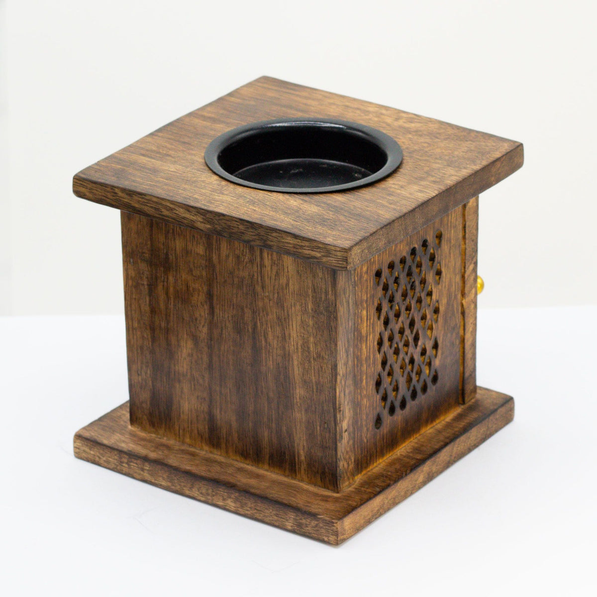 Large Mango Box Burner - Elephant Mango Wood Oil Burners - Bath Indulgence