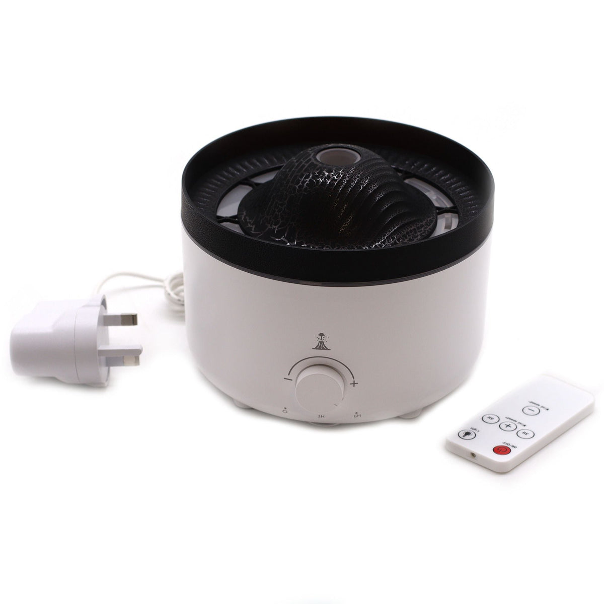 Large Volcano Effect Aroma Diffuser (plug) Two Colours - 560ml Aroma Diffusers - Bath Indulgence