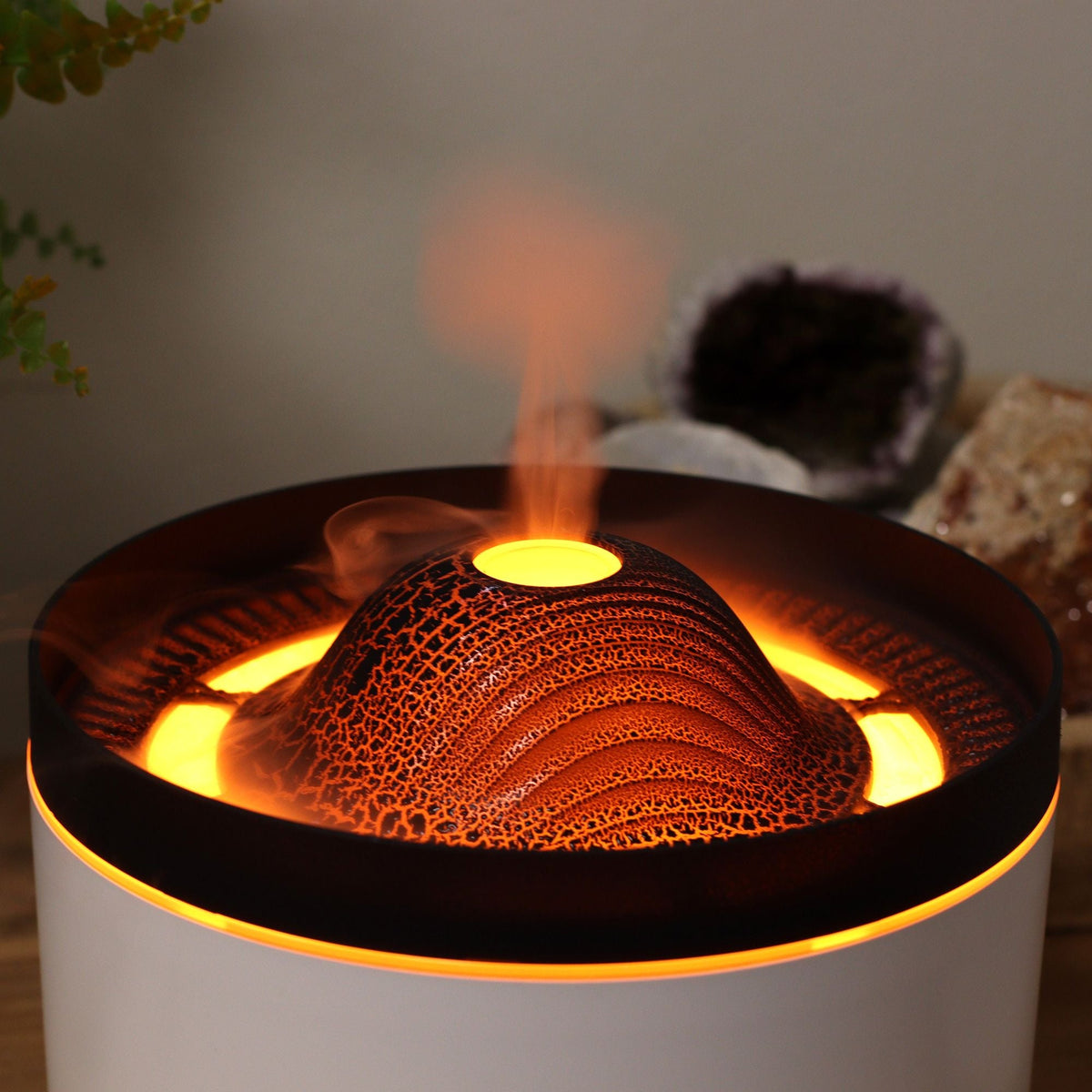 Large Volcano Effect Aroma Diffuser (plug) Two Colours - 560ml Aroma Diffusers - Bath Indulgence