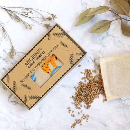 Lavender Natural Cotton and Juco Eye Pillow in Gift Box - Lazy Sloth Eye Pillow With Gift Box - Bath Indulgence