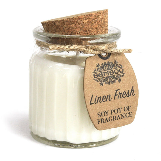 Linen Fresh Soy Pot of Fragrance Candles Soy Pot of Fragrance Candle - Bath Indulgence