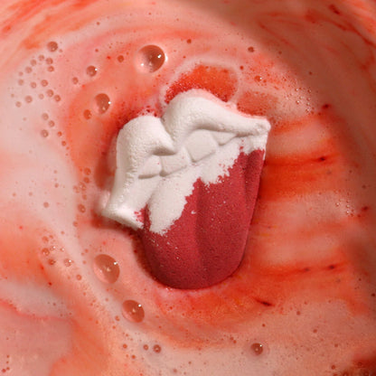 Lips Bathbomb 60g Shaped Bath Bombs for Kids - Bath Indulgence