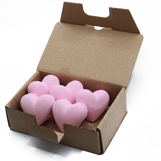 Love Heart Bath Bomb 70g - Bubblegum Love Heart Bath Bomb 70g - Bath Indulgence