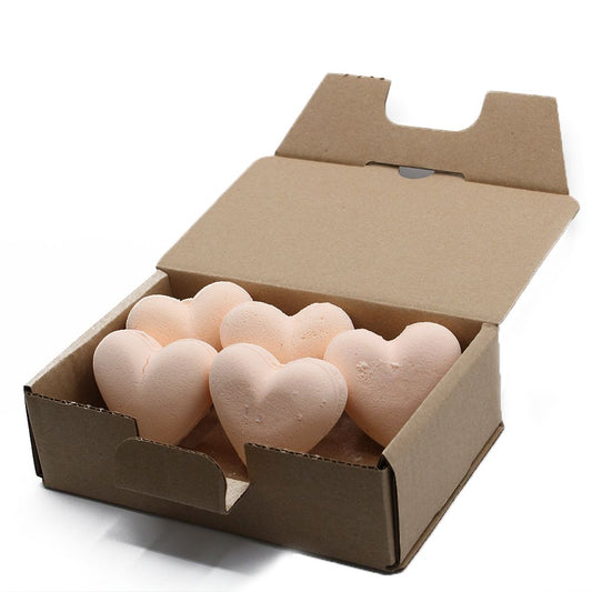 Love Heart Bath Bomb 70g - Passion Fruit Love Heart Bath Bomb 70g - Bath Indulgence