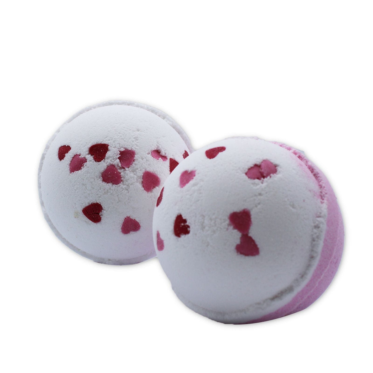 Love Hearts Bath Bomb - Wild Flowers Jumbo Bath Bombs - 180g - Bath Indulgence