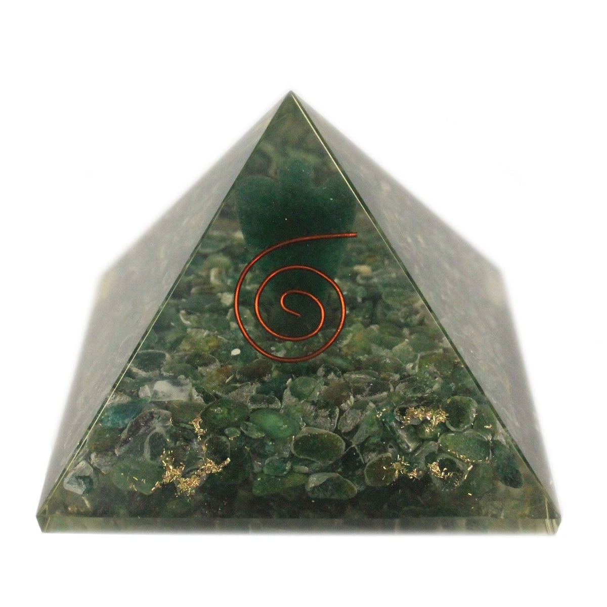 Lrg Orgonite Pyramid 70mm - Angel Orgonite Ojbects and Pyramids - Bath Indulgence