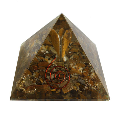 Lrg Orgonite Pyramid 70mm - Angel Orgonite Ojbects and Pyramids - Bath Indulgence