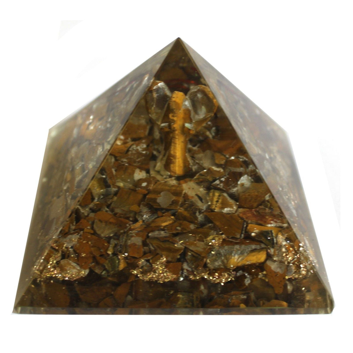 Lrg Orgonite Pyramid 70mm - Angel Orgonite Ojbects and Pyramids - Bath Indulgence