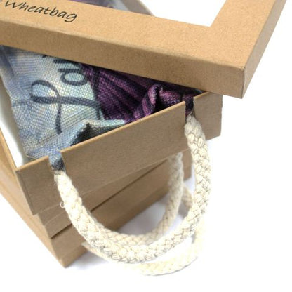 Luxury Lavender Wheat Bag in Gift Box - Lavender Comforts Luxury Lavender Wheat Bag in Gift Box - Bath Indulgence