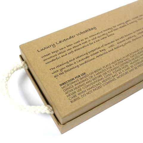 Luxury Lavender Wheat Bag in Gift Box - Lavender Comforts Luxury Lavender Wheat Bag in Gift Box - Bath Indulgence