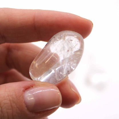 M Tumble Stones - Rock Crystal Grade A Medium and Large Tumble Stones - Bath Indulgence
